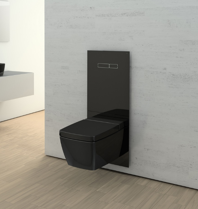 Верхняя панель TECElux с сенсорным  блоком управления, стекло черное 9650003 - 5