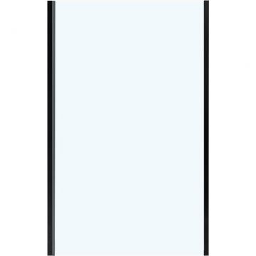 Боковая панель Vincea Slim Soft 100 черная стекло прозрачное VSG-1C100CLB - 0