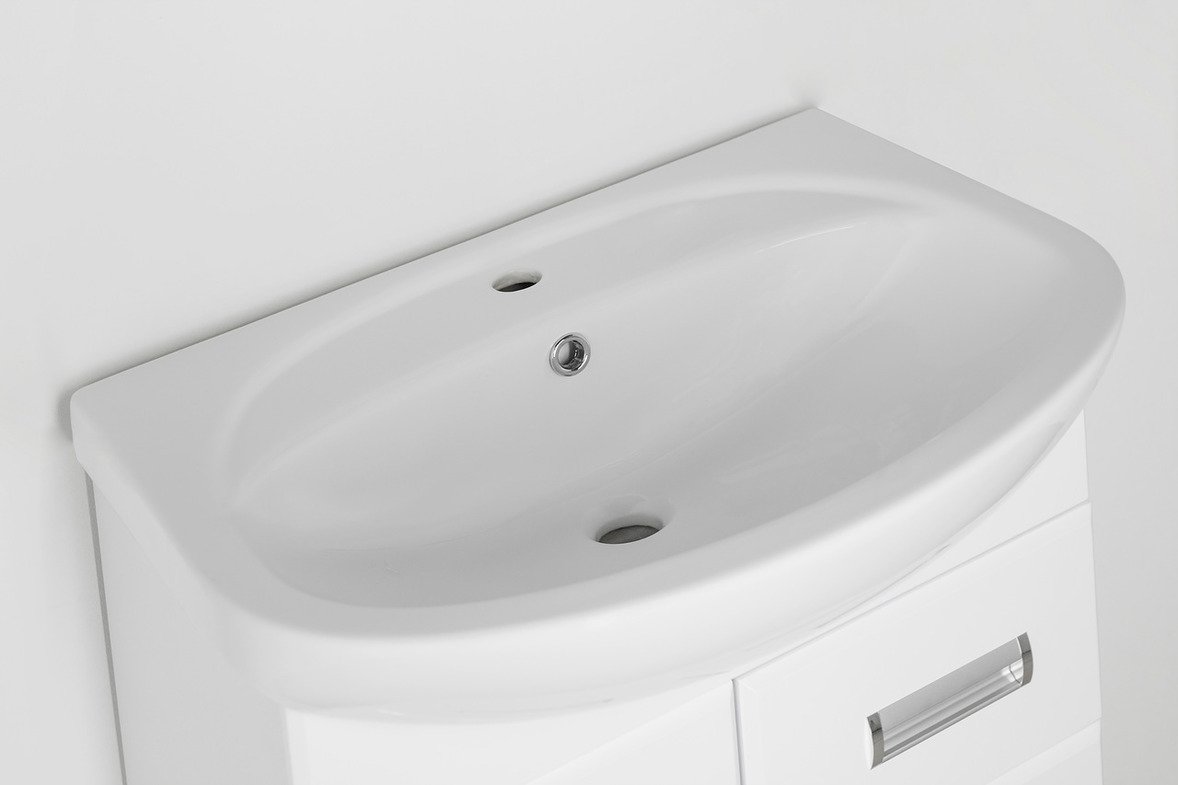 Тумба с раковиной Style Line Ирис 65 белая - 2