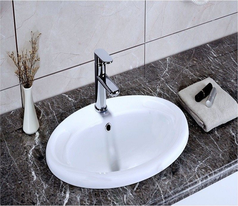 Раковина встраиваемая CeramaLux N 56 см белый  3172 - 0