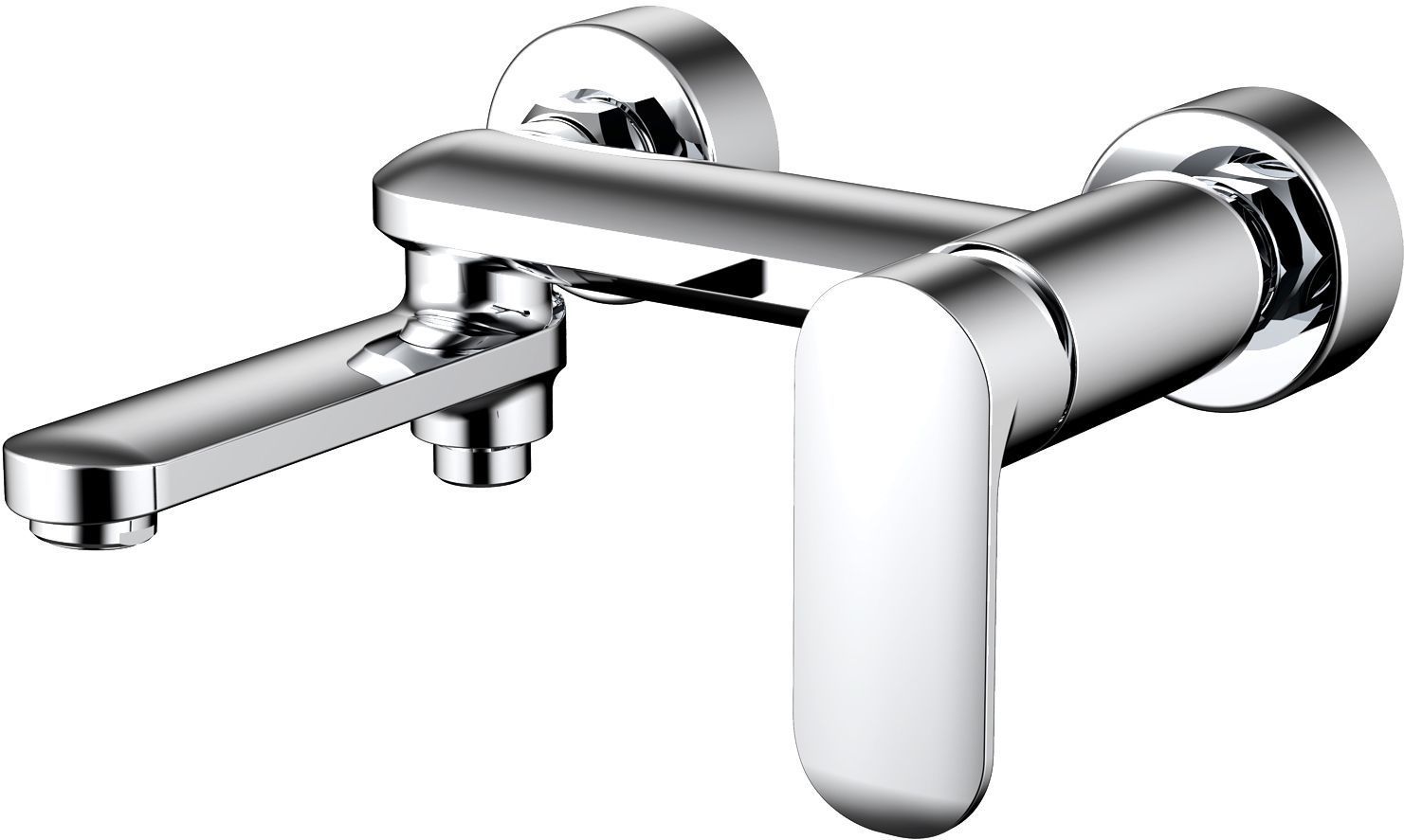 Смеситель Bravat Opal F6125183CP-01-RUS для ванны с душем - 0