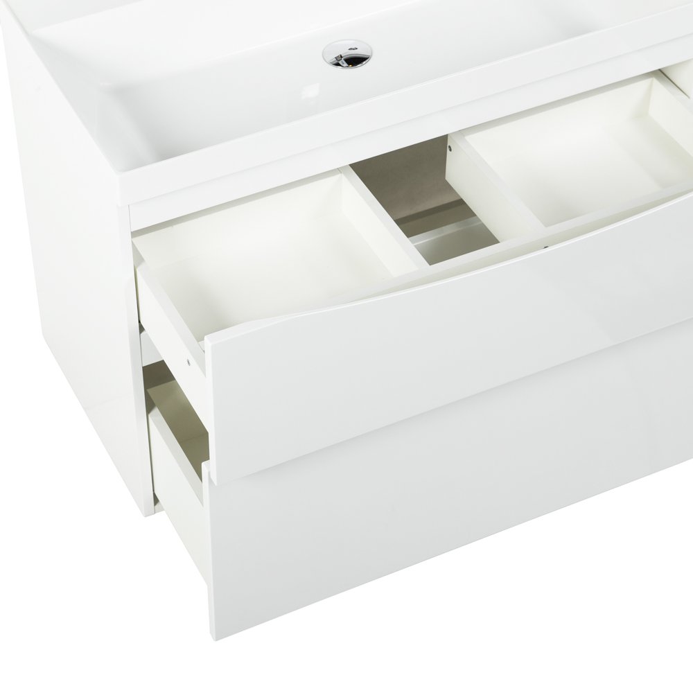 Тумба с раковиной BelBagno Marino 90 белый - 6