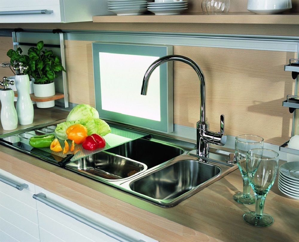 Смеситель для кухонной мойки Kludi  хром  428030578 - 3