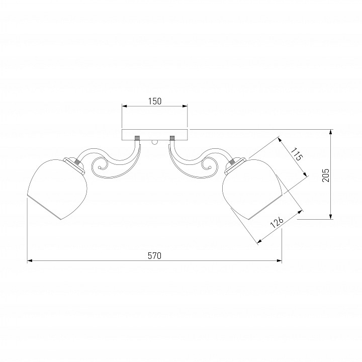 Потолочная люстра Eurosvet Wendy 30138/5 золото - 2