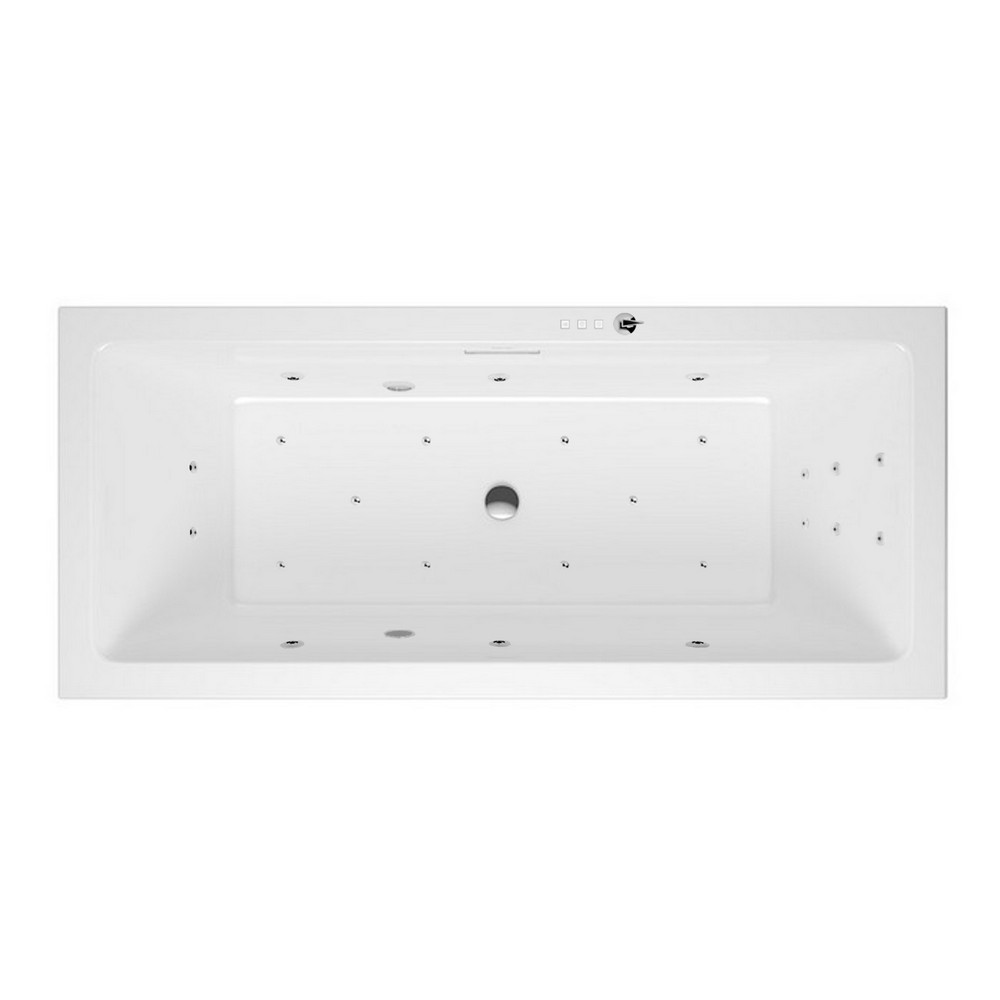 Ванна акриловая Excellent Heaven Slim Ultra 170х75 с гидромассажем белый - хром WAEX.HEV17S.ULTRA.CR - 0