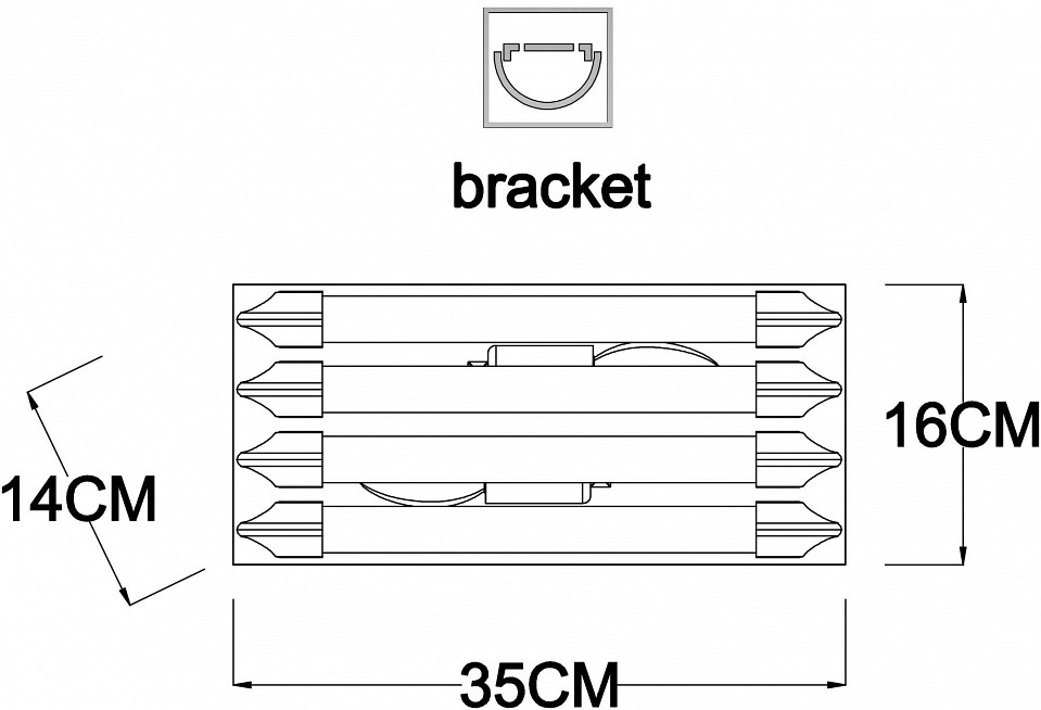 Настенный светильник Arte Lamp Caravaggio A1059AP-2CC - 1
