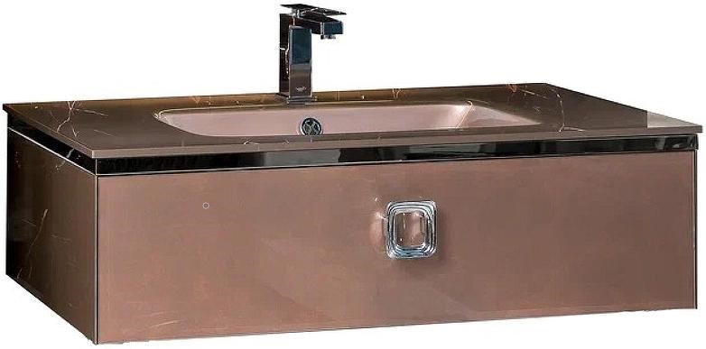 Тумба под раковину Armadi Art Lucido 100 розовый 770-100-PU - 0