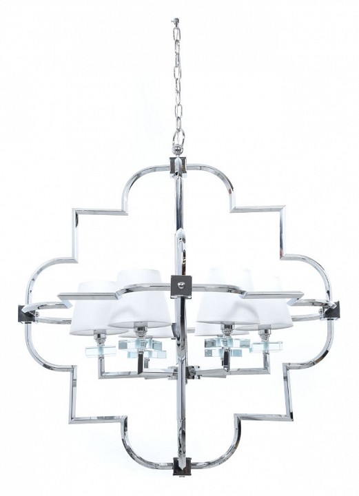 Подвесная люстра LUMINA DECO Baltimore LDP 8020-6 CHR+WT - 1