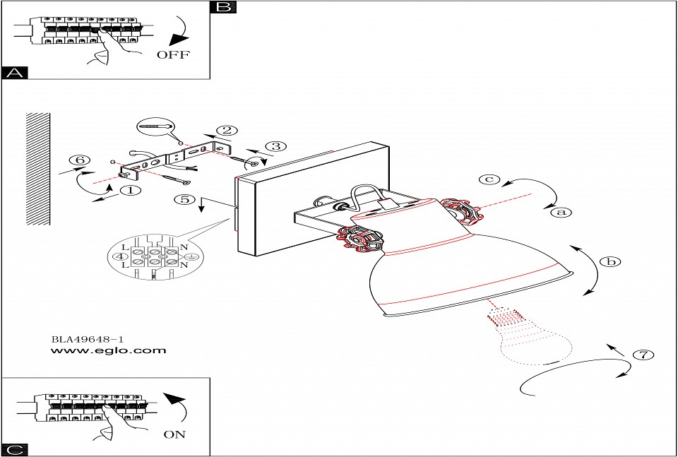Спот Eglo ПРОМО Barnstaple 49648 - 1