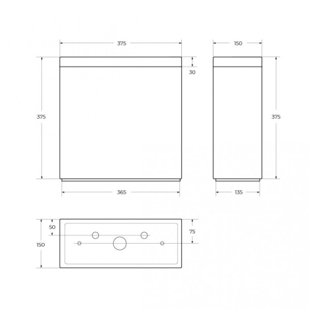 Бачок для унитаза BelBagno Energia белый  BB8134T - 2