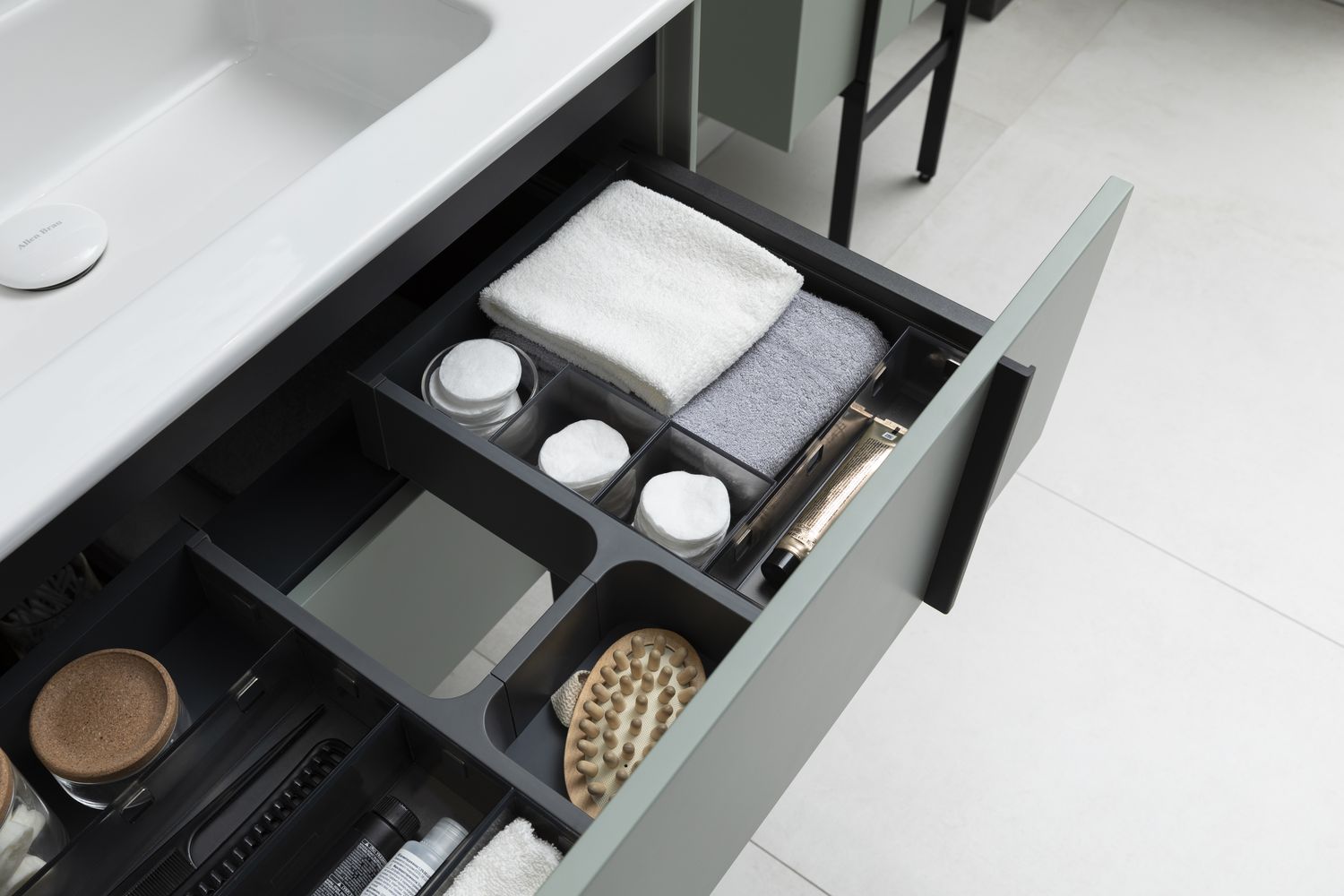 Тумба под раковину Allen Brau Reality 120 серо - зеленый матовый 1.32008.CGM - 14