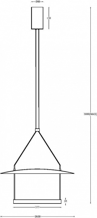 Подвесной светильник Maytoni Halo MOD280PL-L30B3K - 3