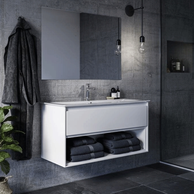 Раковина Ideal Standard Connect Air Vanity 104 см белый  E027401  - 5