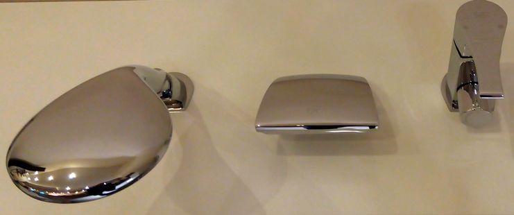 Смеситель на борт ванны GPD Atros хром   MAK67 - 3