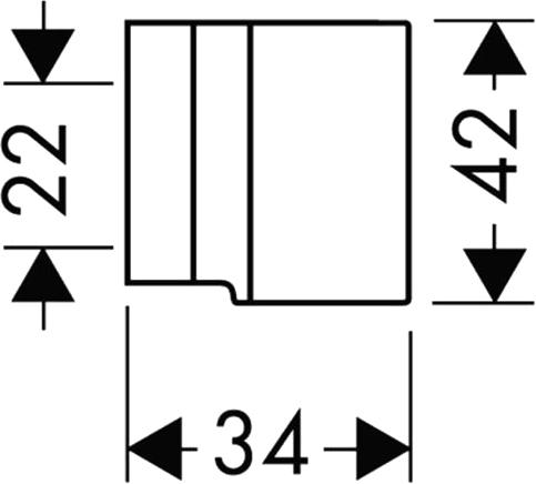 Настенный держатель Axor Starck 27515000 - 1
