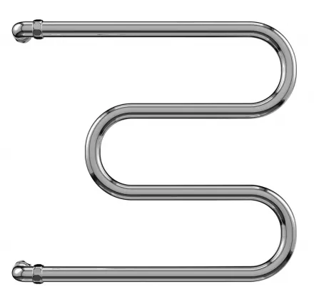 Водяной полотенцесушитель Terminus M-образный 600x600 Хром 4620768881213 - 0