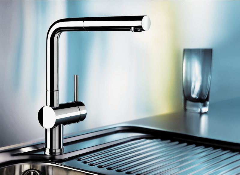 Смеситель для кухонной мойки Blanco Linus хром  512402 - 6
