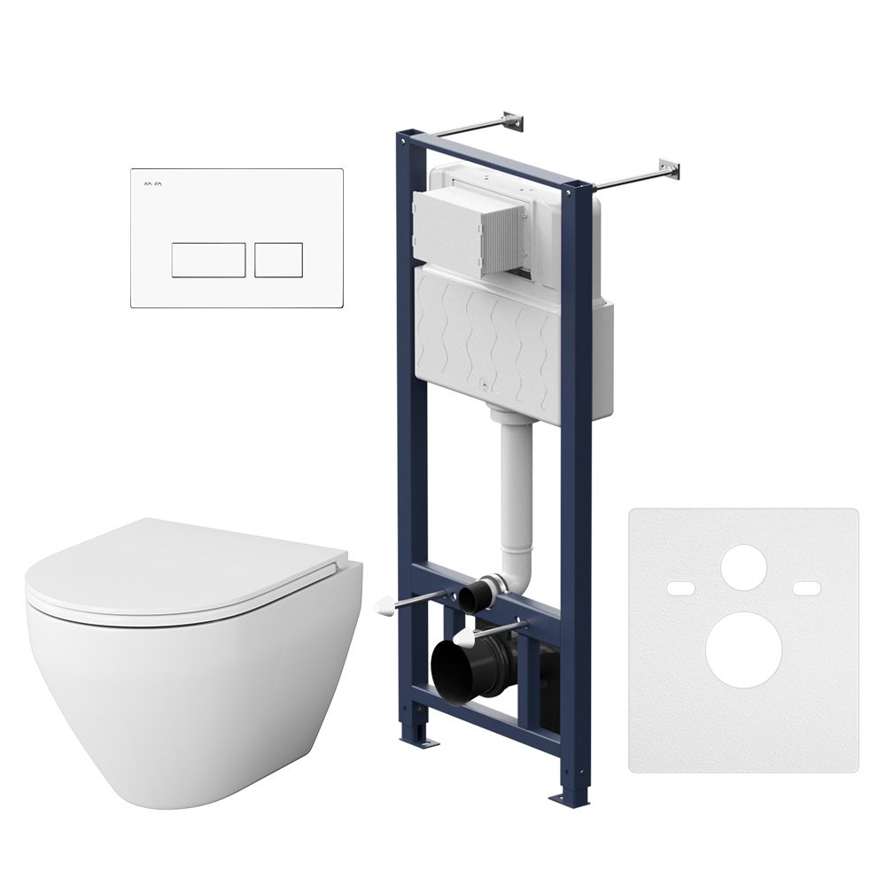 Комплект AM.PM Spirit V2.0 IS47001.701700 с сиденьем микролифт - 0