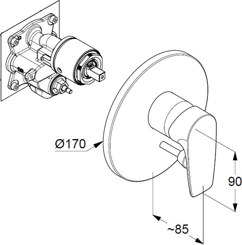  Kludi Pure&solid  346500575 - 1