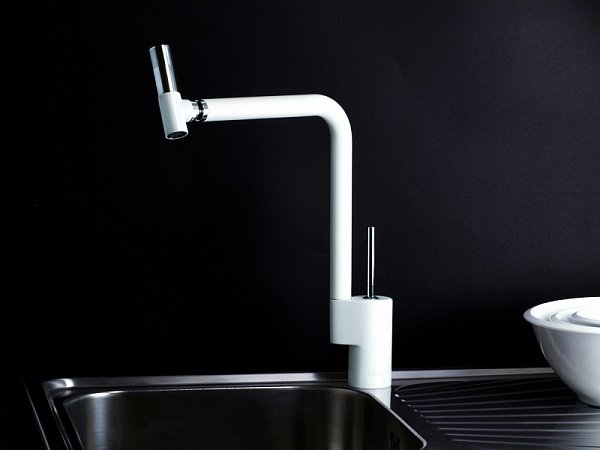 Смеситель для кухонной мойки Webert 360° белый  TS920302779 - 1