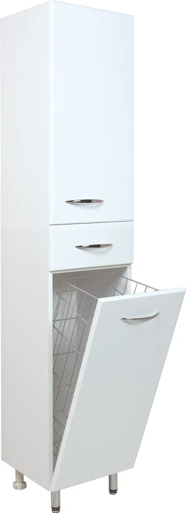 Шкаф-пенал Onika Модерн 32 R с бельевой корзиной, белый  403212 - 0