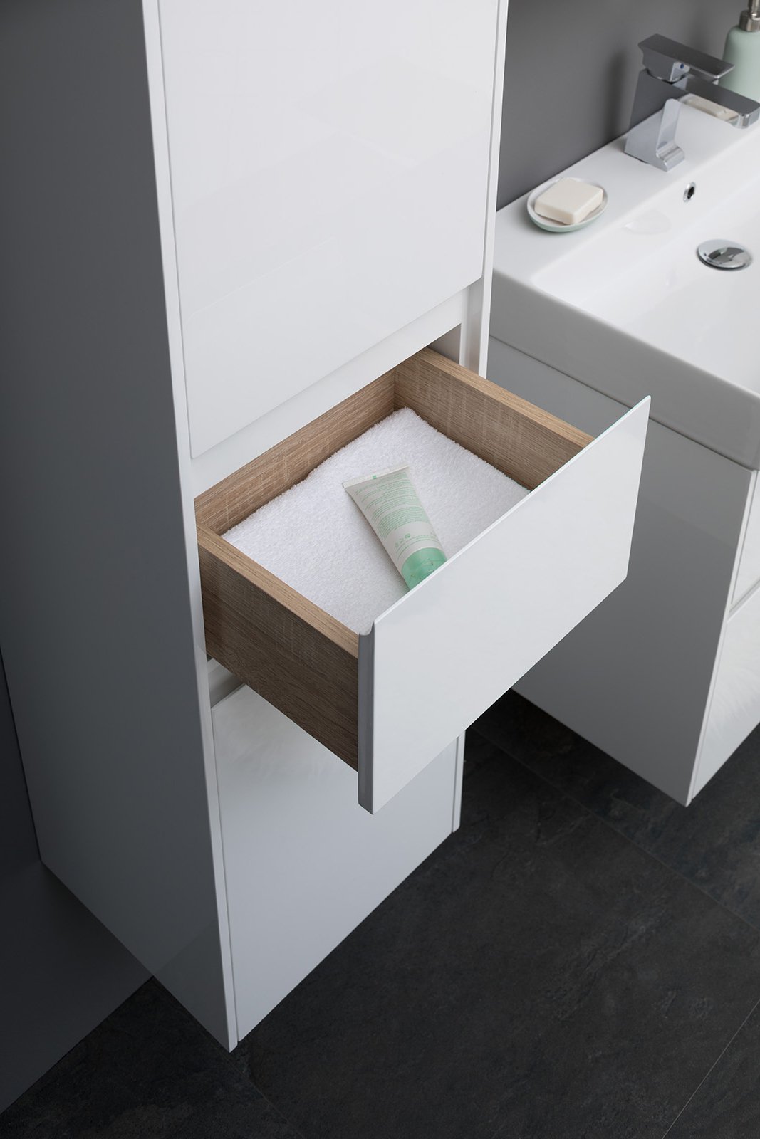 Шкаф-пенал Aquanet Бруклин 35 R 203966 - 7