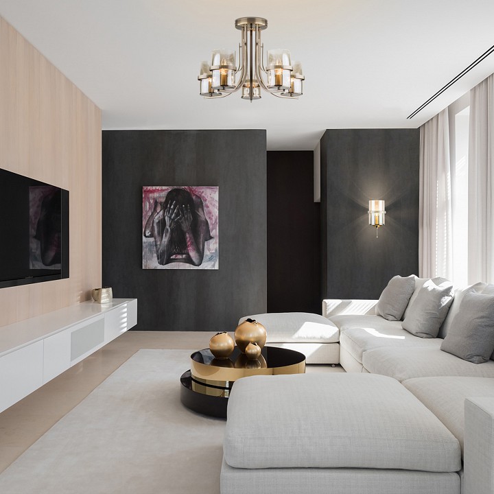 Потолочная люстра Eurosvet Coppa 60085/5 античная бронза - 1