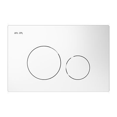 Кнопка смыва AM.PM Pro L I049001 белая глянцевая - 0