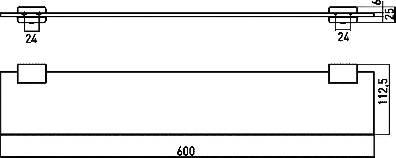 Полка Emco Loft 0510 001 60 - 3
