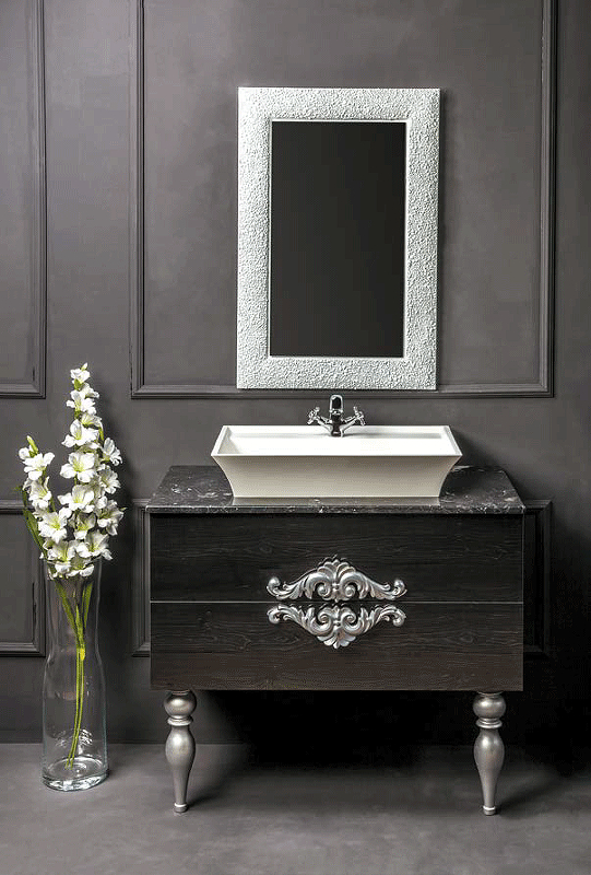 Тумба под раковину Armadi Art NeoArt 100 темное дерево 831-100-BW - 7