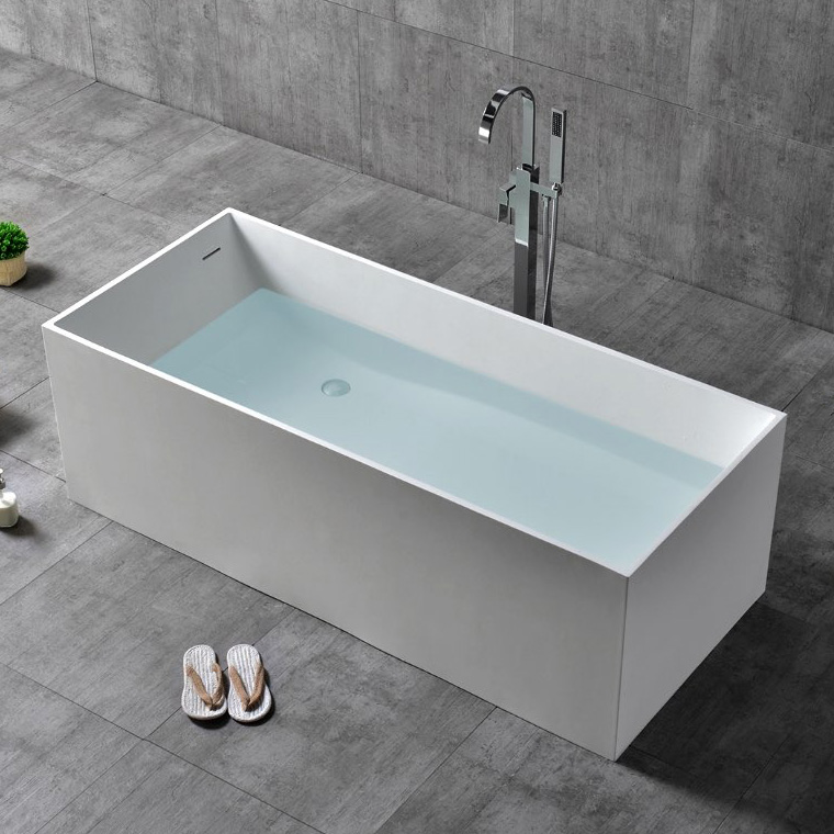 Ванна из искусственного камня ABBER Stein AS9642-1.8 белая матовая - 0