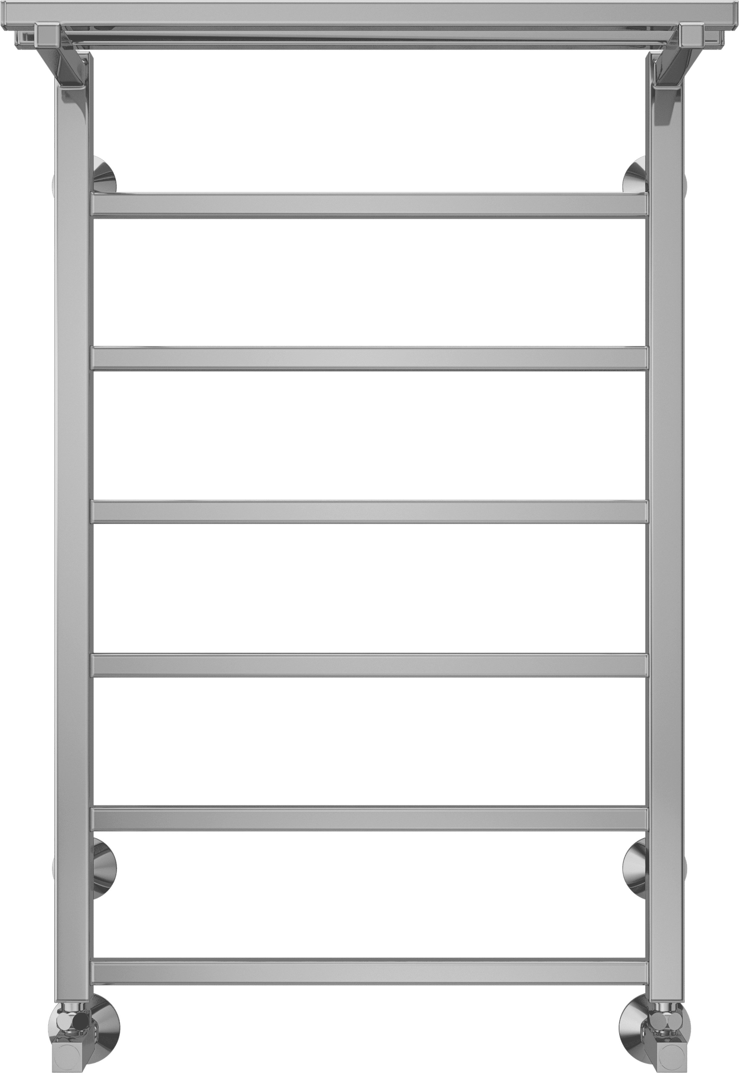 Водяной полотенцесушитель Terminus Контур П7 500х800 с полкой Хром 4670078529718 - 0