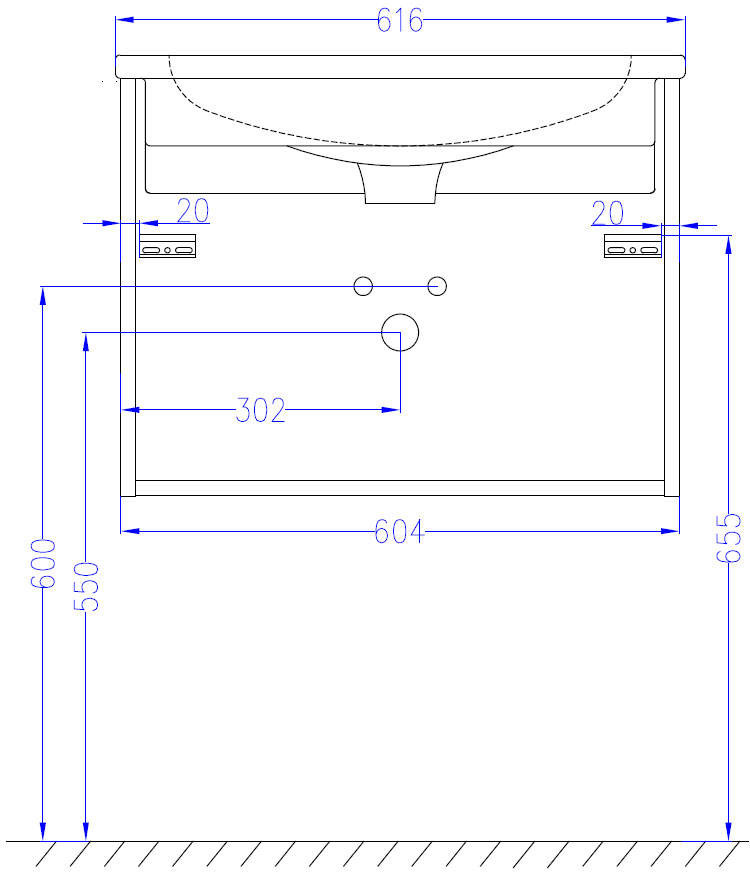 Тумба для комплекта Jacob Delafon Madeleine EB2052-J51 белый матовый - 4