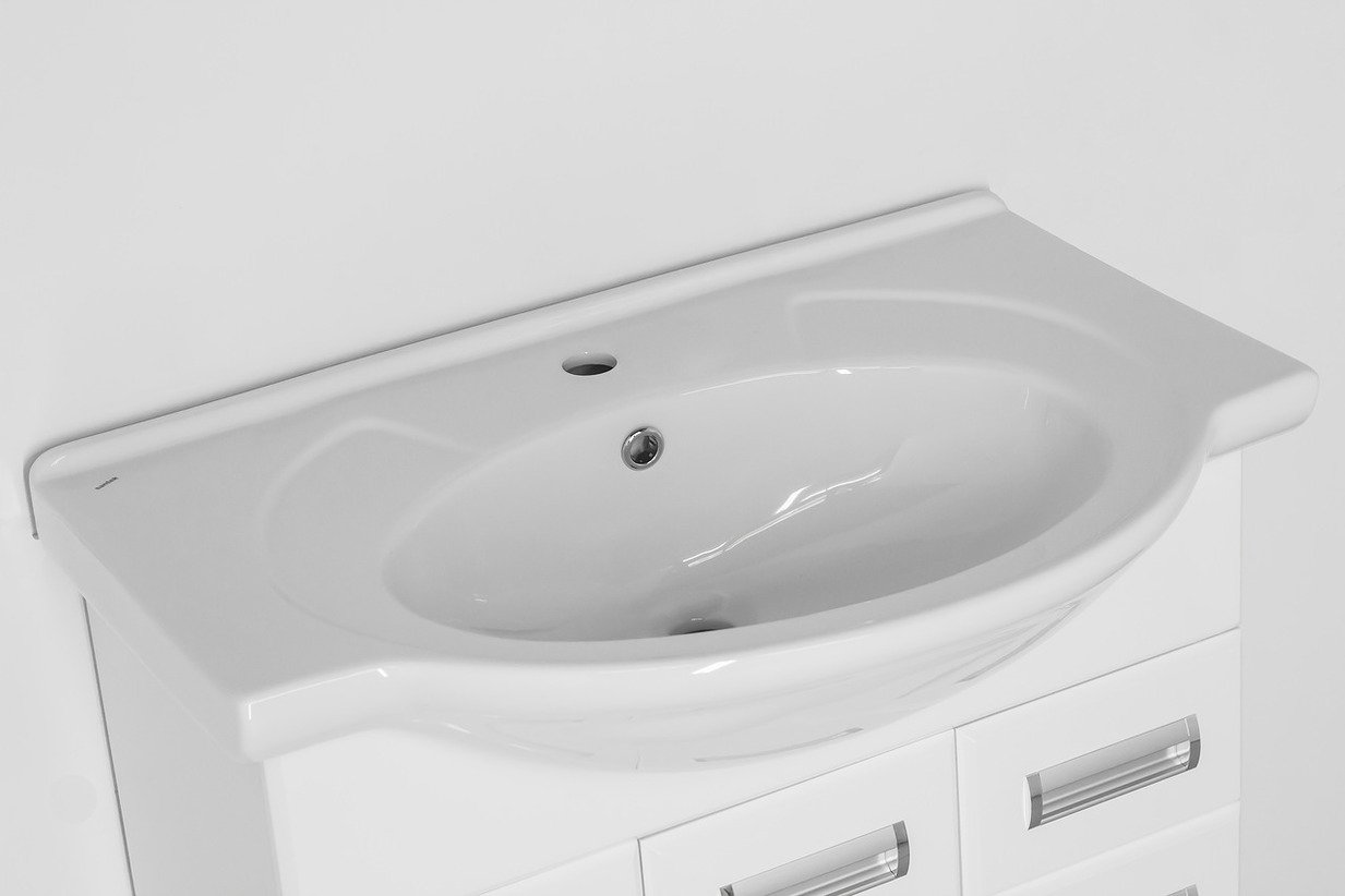 Мебель для ванной Style Line Ирис 75 белая - 3