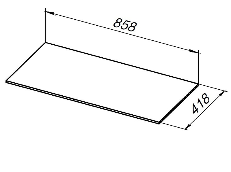 Столешница под раковину Allen Brau Liberty 90 мрамор 1.330012.M - 3