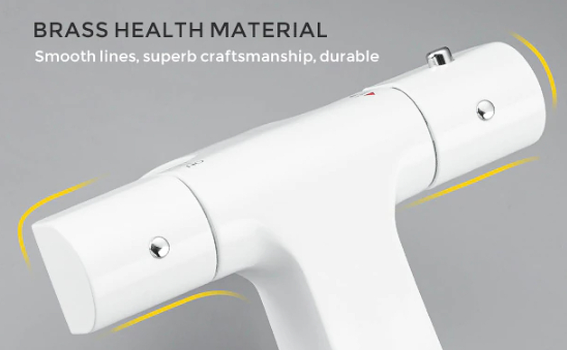 Смеситель для раковины Gappo белый хром G1007-50 - 2