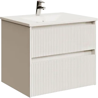 Тумба под раковину Sanvit Рольф-2 60 белый глянец krolf2060 - 0