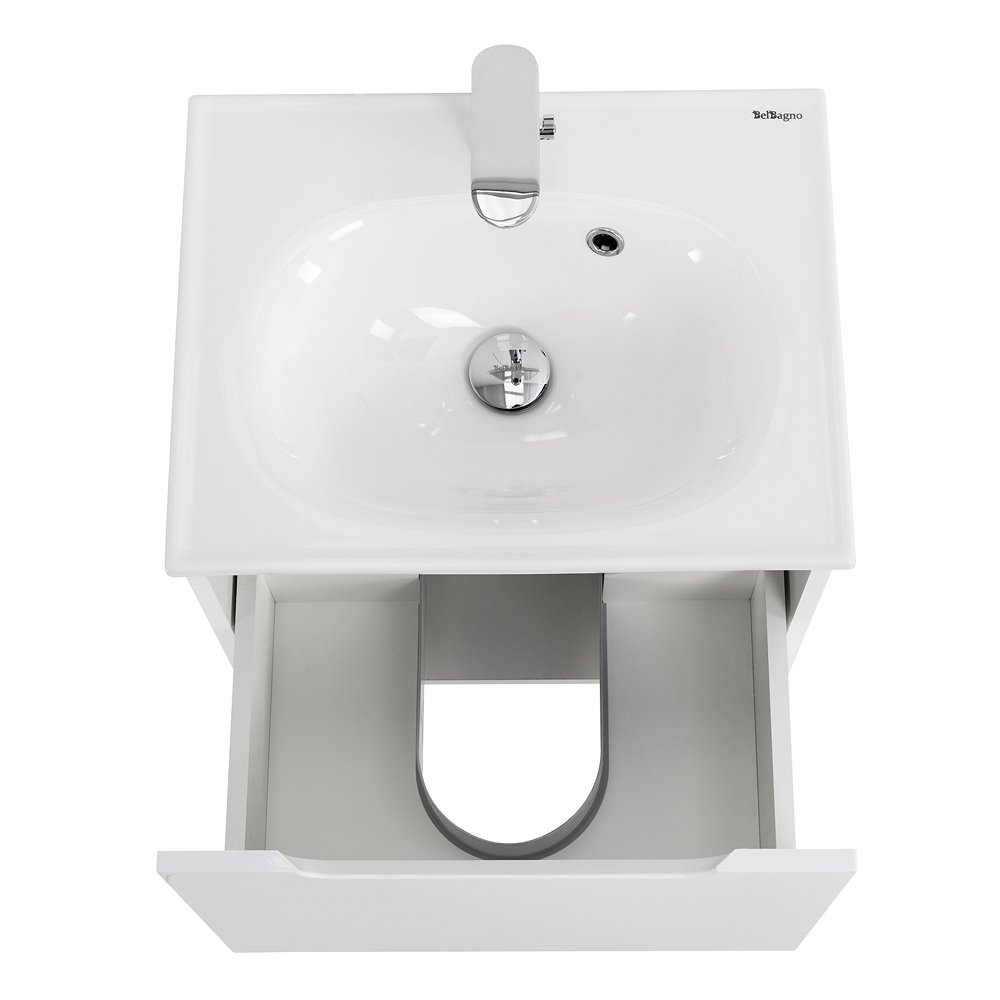 Тумба под раковину BelBagno Etna 60 белый ETNA-600-1C-SO-BL-P - 6