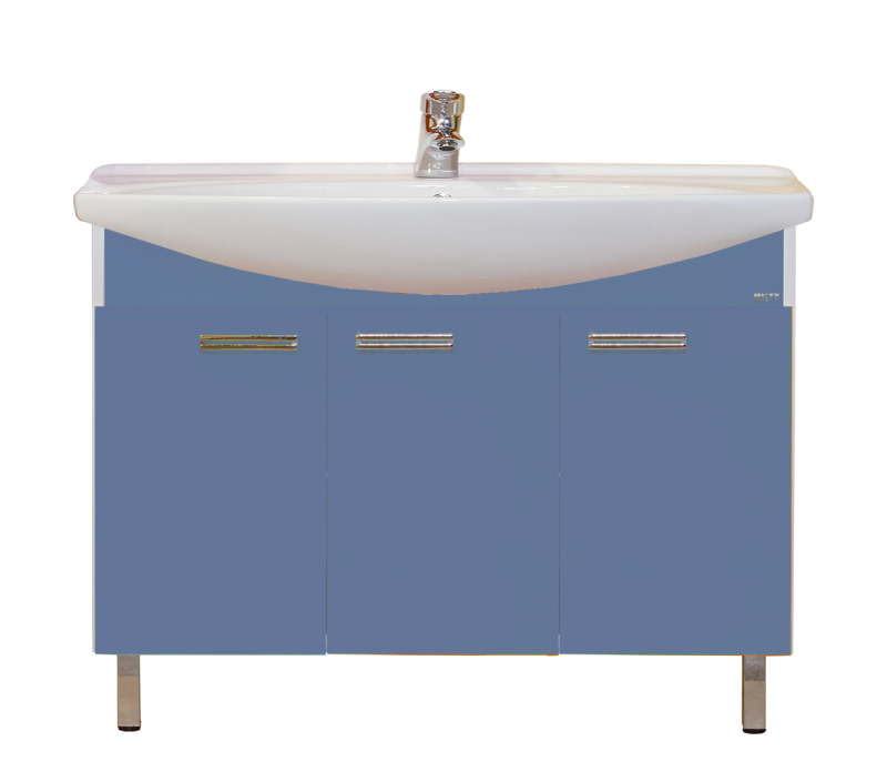 Джулия -120 Тумба прямая синяя Л-Джу01120-1110Пр - 0