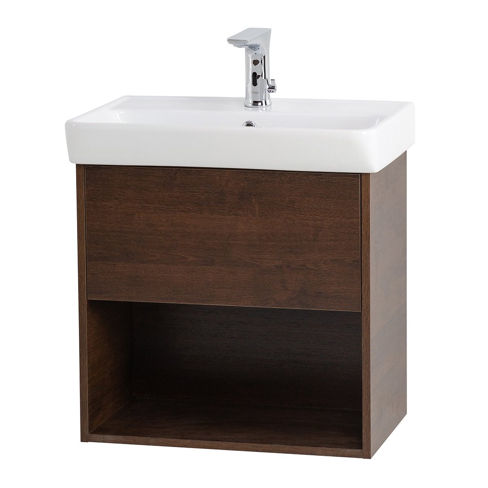 Тумба с раковиной BelBagno Neon 50 темное дерево - 2