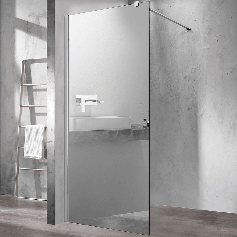 Душевая перегородка Vincea Walk-In 90х200 хром стекло зеркальное VSW-1H900MR - 0