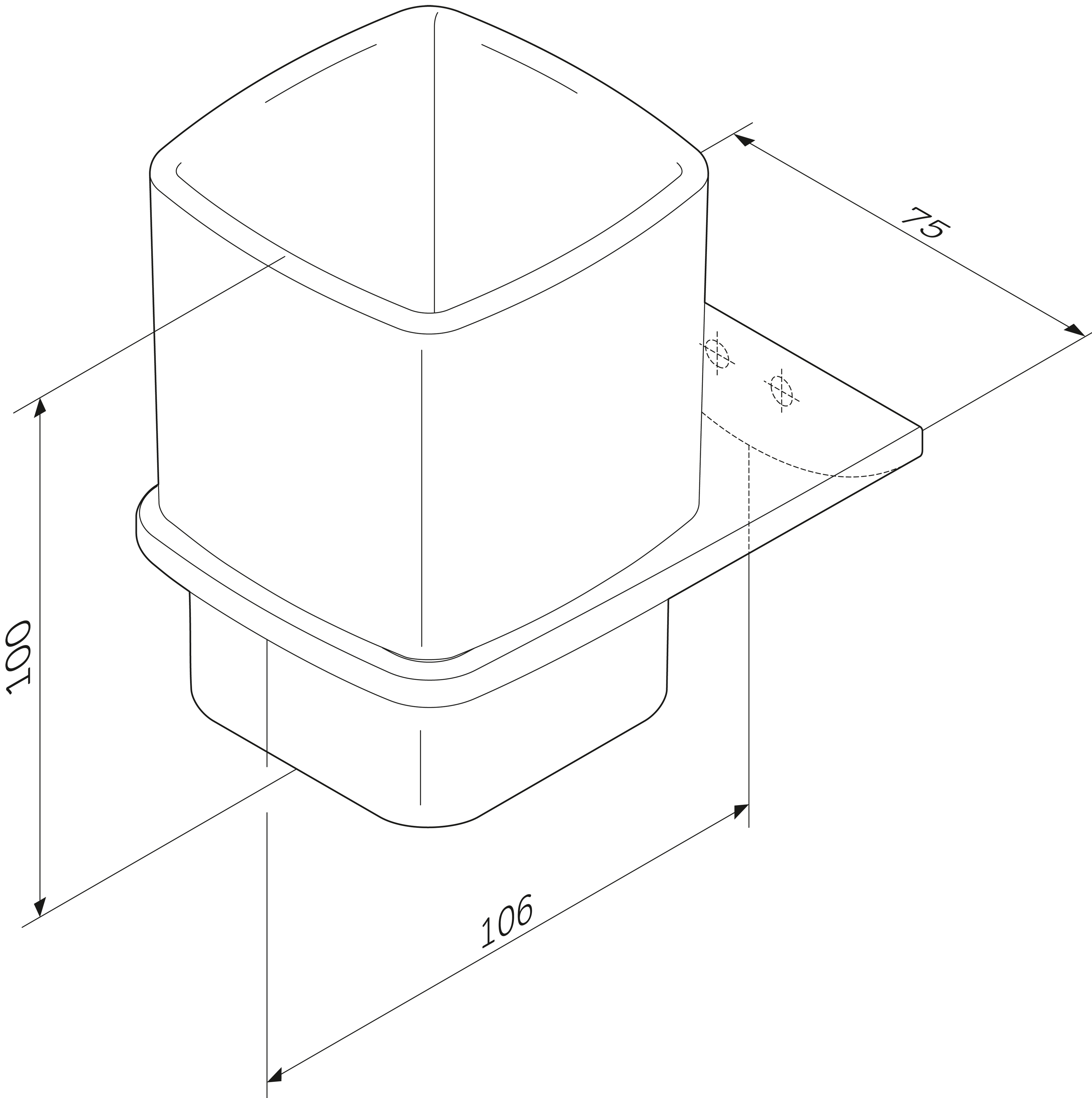 Стакан AM.PM Inspire V2.0 A50A34300 - 5