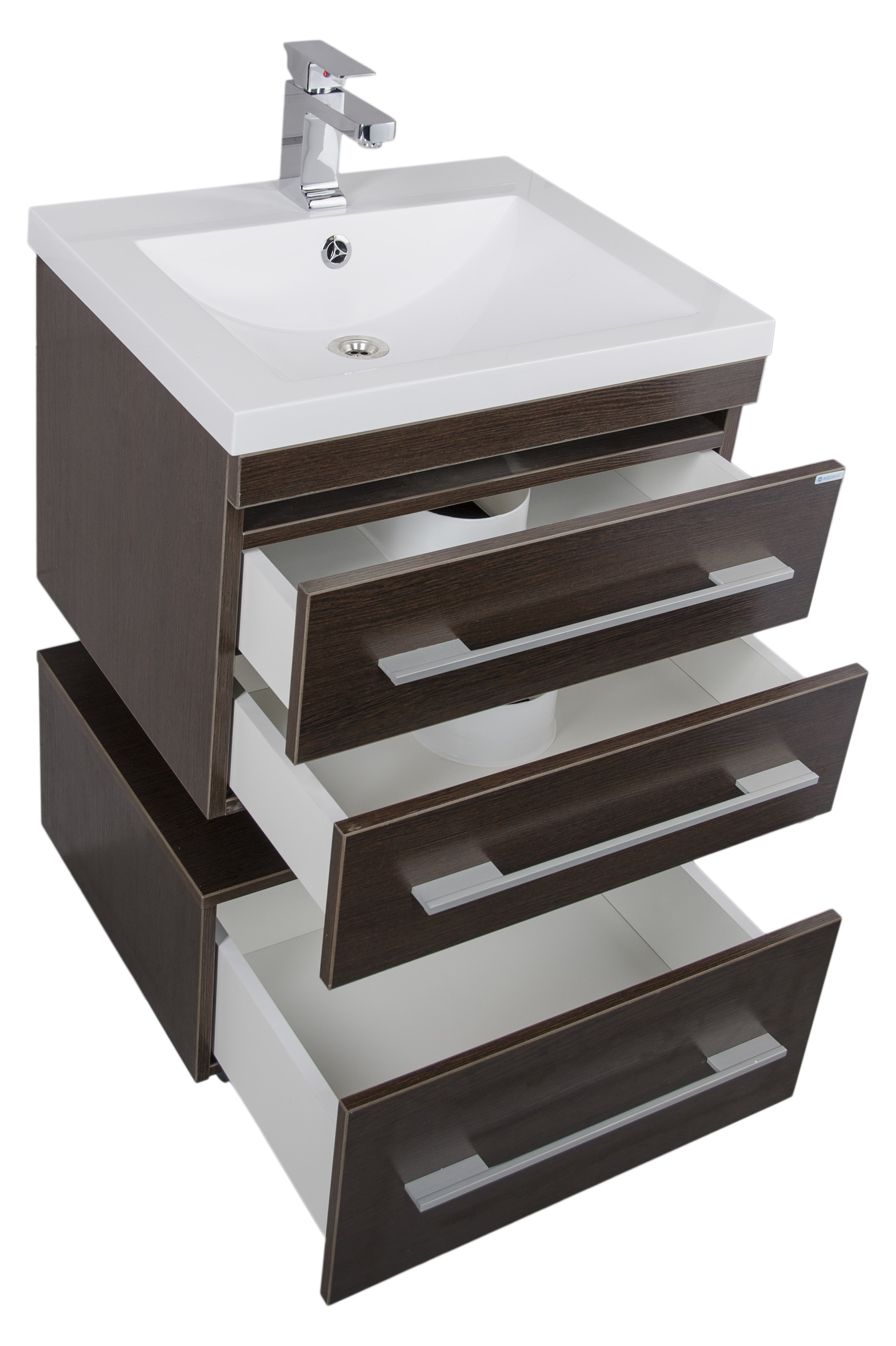 Тумба Aquanet Нота 58 подкатная венге 00170744 - 13