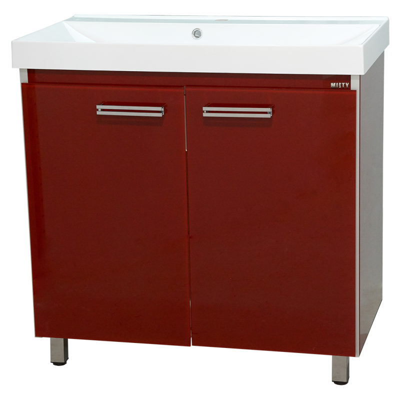 Джулия QVATRO - 90 Тумба прямая бордовая Л-Джк01090-1010Пр - 1