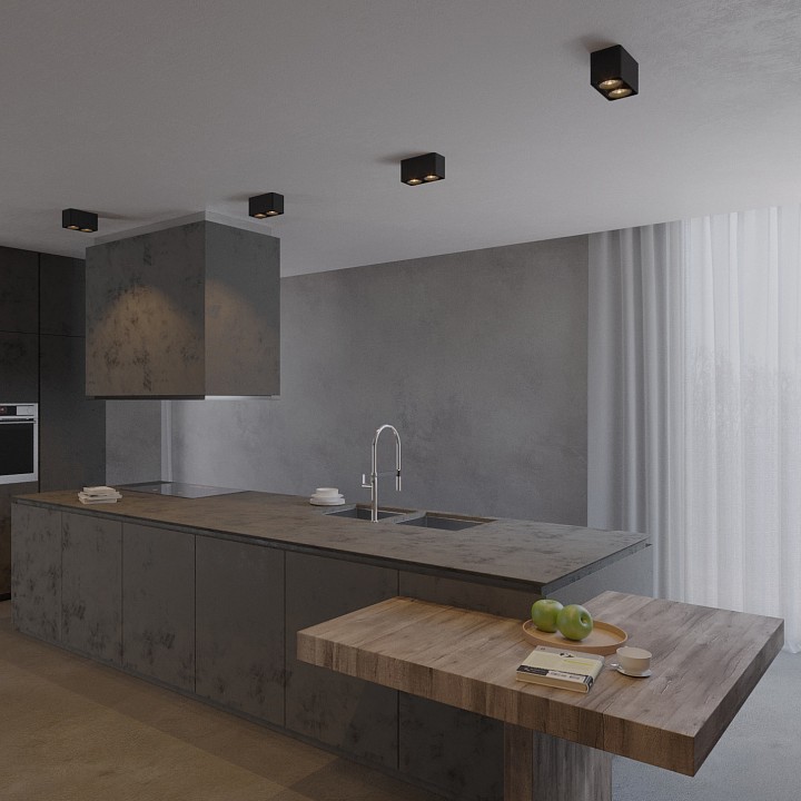 Потолочный светодиодный светильник Arlight SP-Cubus-S195x100-2x8W Warm3000 036057 - 3