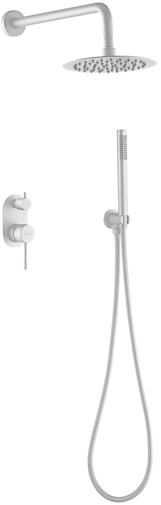 Душевой комплект Boheme Uno 464-MW С ВНУТРЕННЕЙ ЧАСТЬЮ, белый - 0