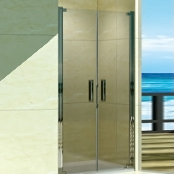 Душевая дверь в нишу Weltwasser WW600 600K2-100Х185 хром  10000002735 - 0