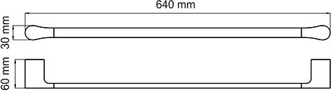 Полотенцедержатель Wasserkraft Aisch K-5930 - 3