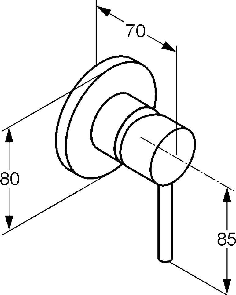 Смеситель Kludi Bozz для душа 389250576 - 3