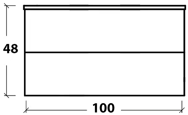 Тумба под раковину Armadi Art NeoArt 100 раковина моноблок темное дерево 830-100-BW - 4